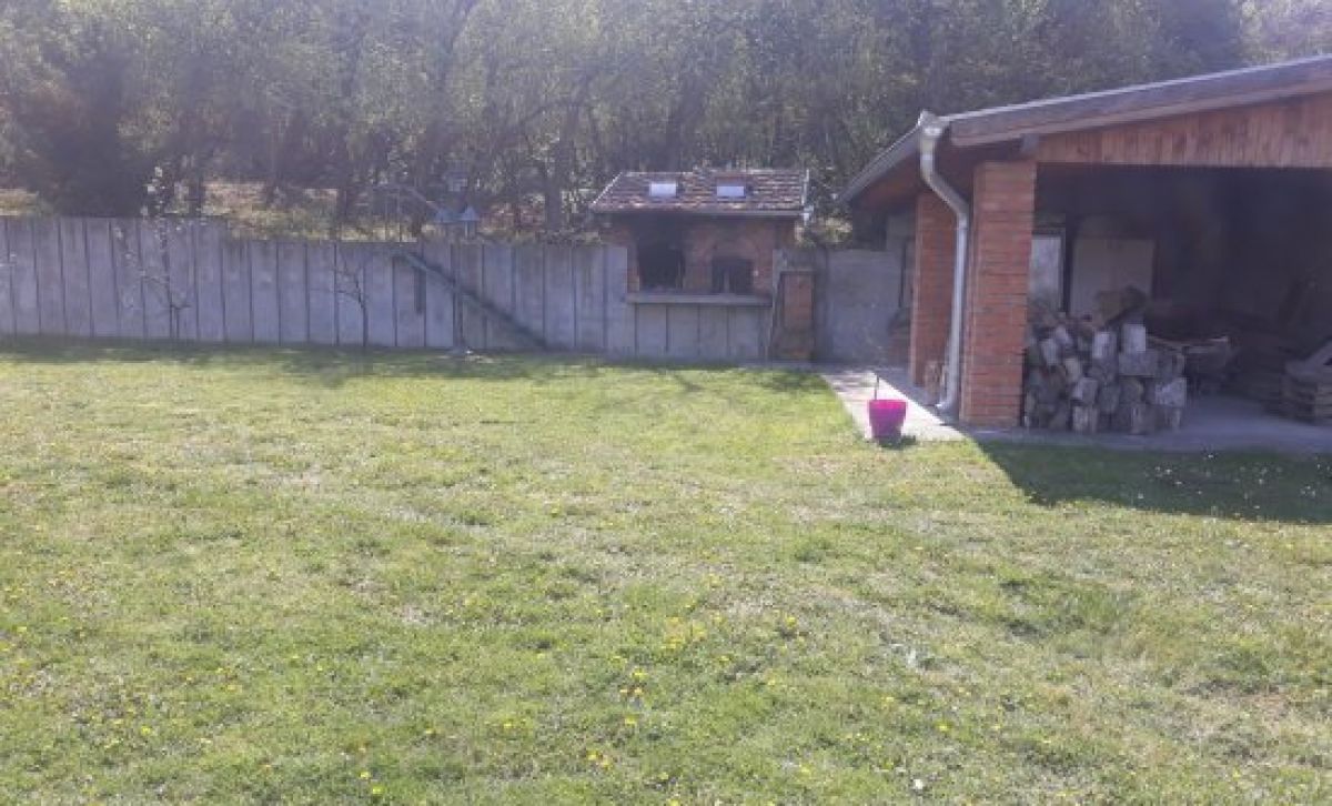 House near Novi Sad, with a view of the Danube river